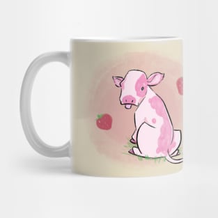 Strawberry Milk Cow Mug